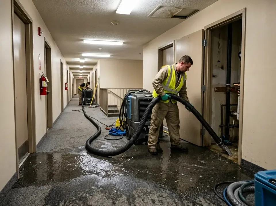 multi-unit-apartment-hallway-f-005 — frequently asked questions, Emergency Burst Pipe Water Extraction & Removal in Lakewood…